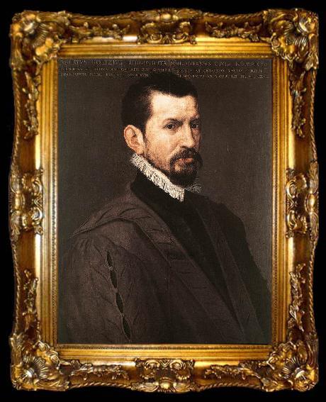 framed  MOR VAN DASHORST, Anthonis Portrait of Hubert Goltzius g, ta009-2